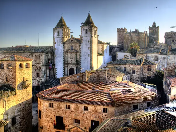Regional view of Cáceres, Spain in Cáceres; not necessarily Coria