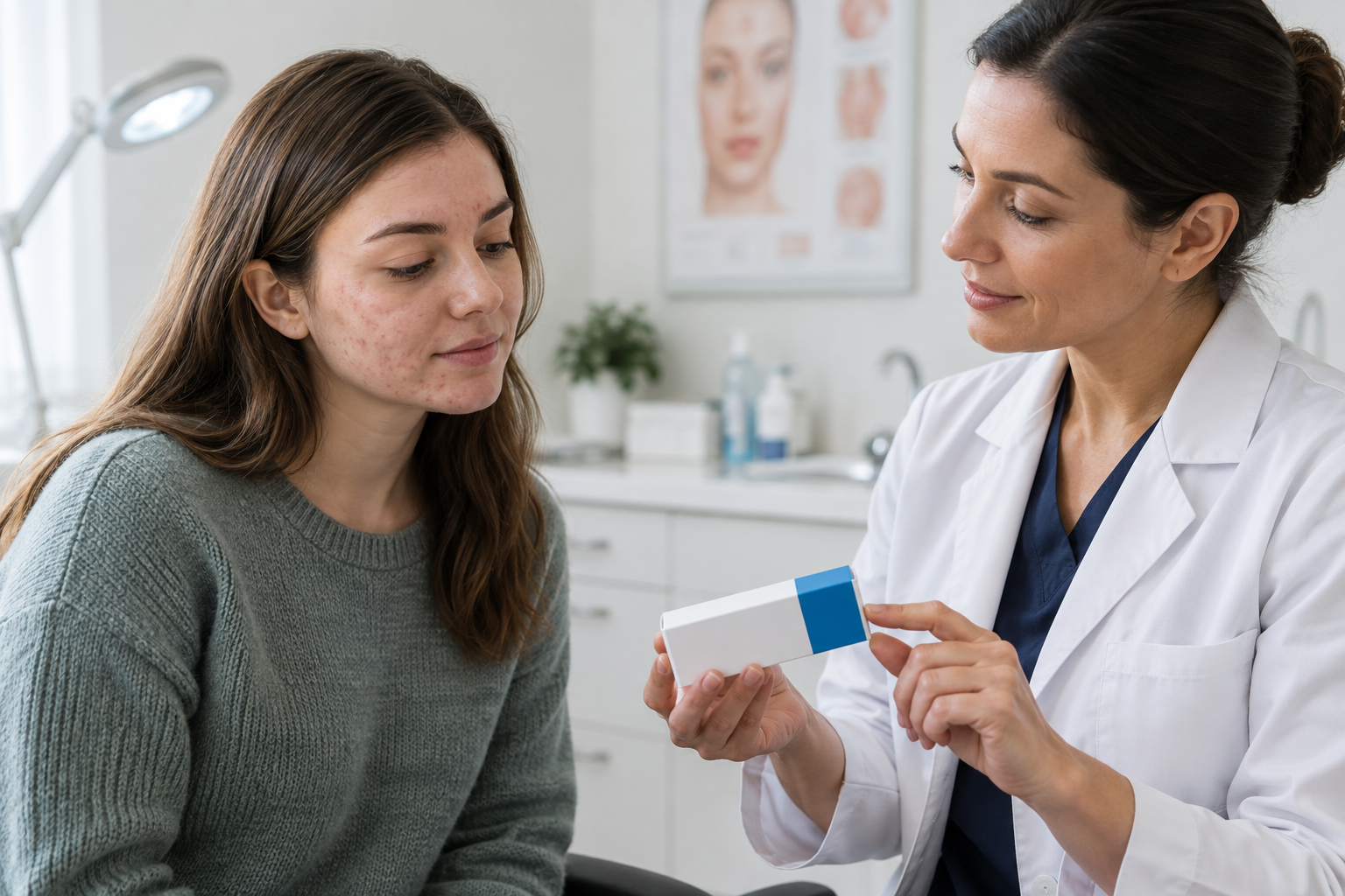 Medical guidance for Doxycycline for acne