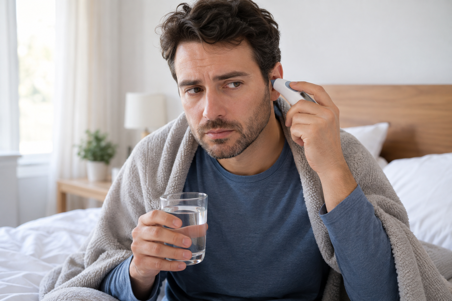 Medical guidance for High temperature (fever) in adults